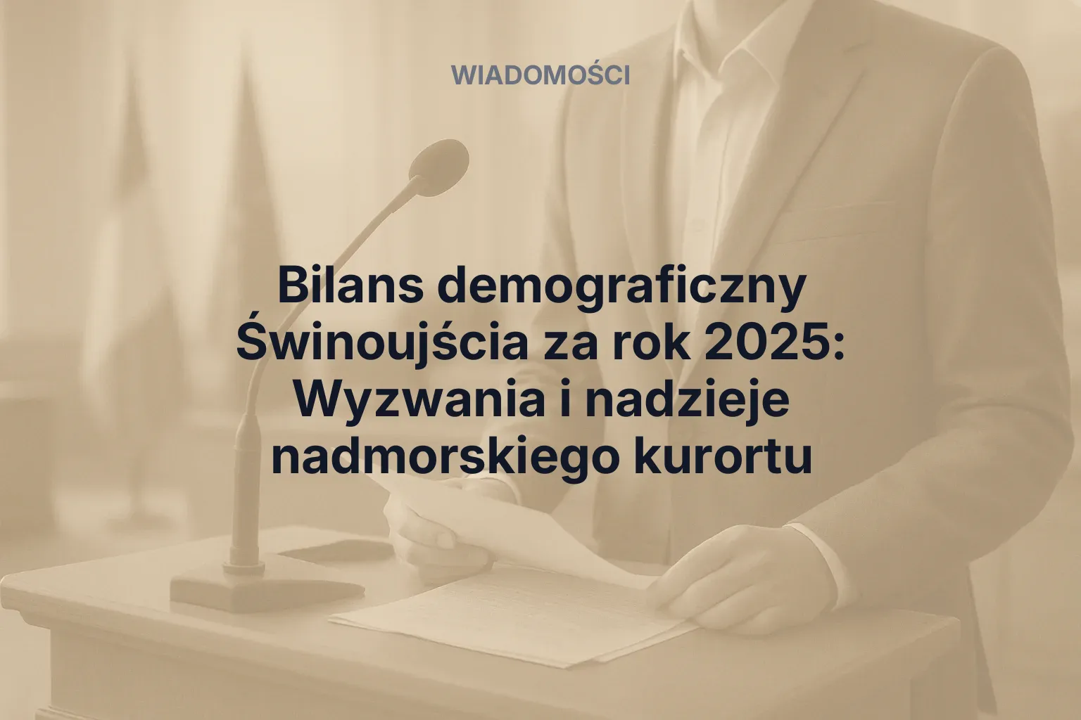 Miniatura: Bilans demograficzny Świnoujścia za rok 2025: Wyzwania i nadzieje nadmorskiego kurortu