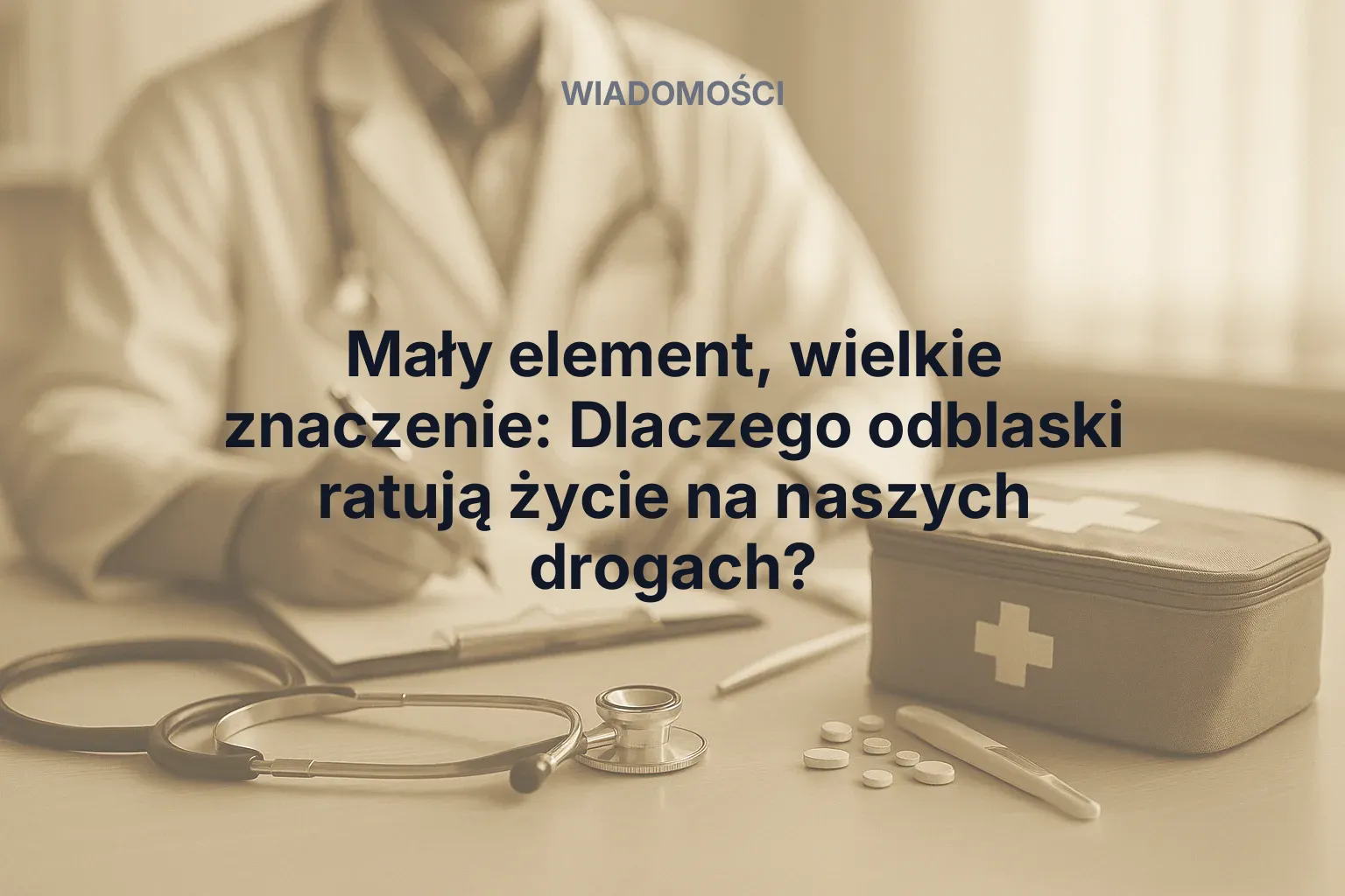 Miniatura: Mały element, wielkie znaczenie: Dlaczego odblaski ratują życie na naszych drogach?